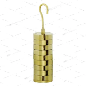 SET OF MASSES, BRASS 500g