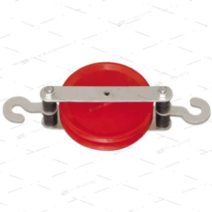 PULLEY-DOUBLE PARALLEL PLASTIC