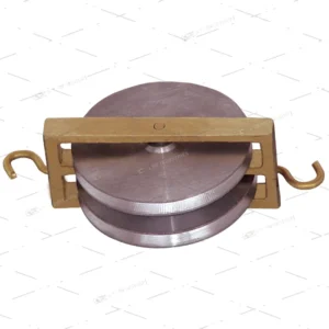 PULLEY-DOUBLE PARALLEL METAL