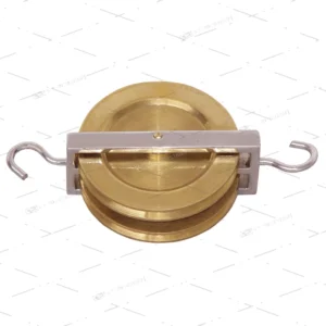 PULLEY-DOUBLE PARALLEL BRASS