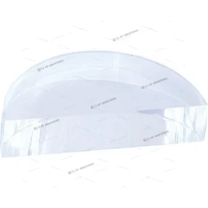 PERSPEX BLOCK, SEMICIRCULAR